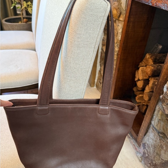 Vintage Coach brown leather bleeker shoulder bag - Picture 1 of 4